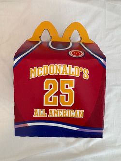 All American McDonald empty happy meal box