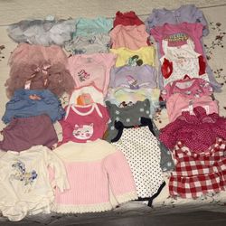 Baby Girl Clothes 3-6 & 6 Months 