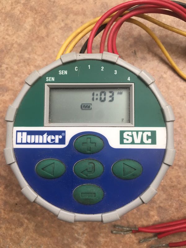 Sprinkler timerHunter SVC for Sale in Fowler, CA OfferUp