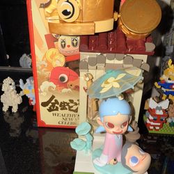 PopMart Limited New yearsLego Set- open box- (box in image )  w/ extra pieces & instructions