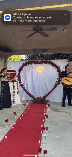 Heart Backdrop/ Corazón De Decoración