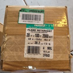 Polyethylene Sheeting-Fire Retsrdant