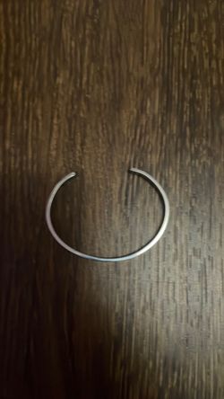 Silver Cuff Bangle Bracelet