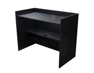Odyssey PDJBOOTH483824BLACK Painted Wood Facade-Style Folding DJ Booth - Black