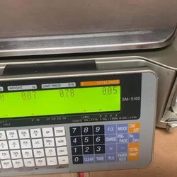 LOT of 20 DIGI SM-5100 Deli Scale - Only tested to power-up