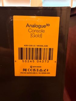 Analogue 3d
