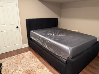 FREE Full Size Upholstered Bed Frame Mattress Box Spring