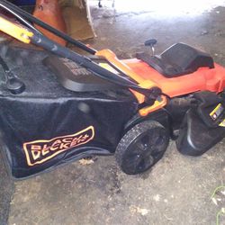 Electric mower bagger Mulcler