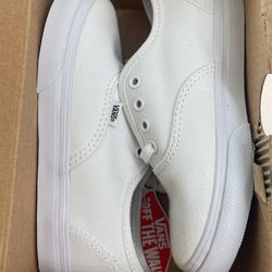 White Vans Toddler Size 10