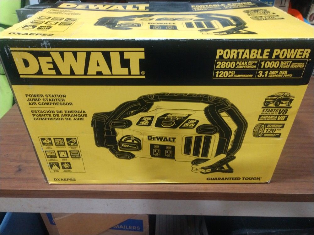DeWalt Portable Power,Jumper Pack, Compressor 