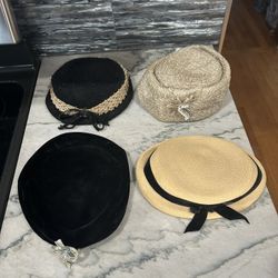 Women’s Vintage Hats. All 4  For $20