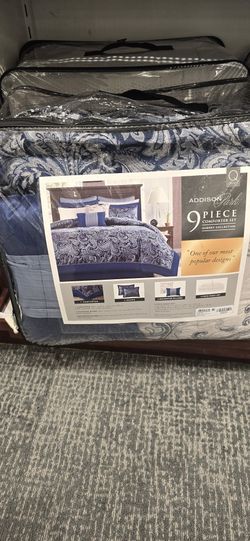Addison Park 9 Piece Comforter Set