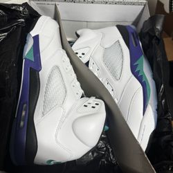 Brand New  Jordan 5 Retro “Grape” 2025
