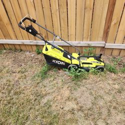 Plug in lawnmower