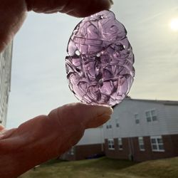 Moving Sale! Handcarved Amethyst “ Animal Spirit” Motif