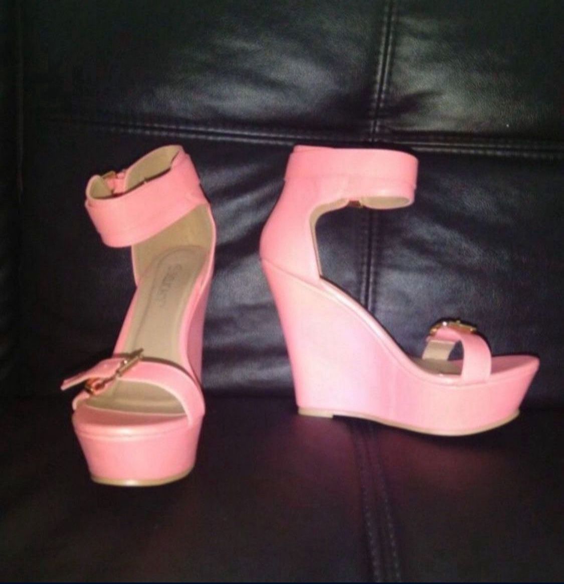 Pink Platform Heels