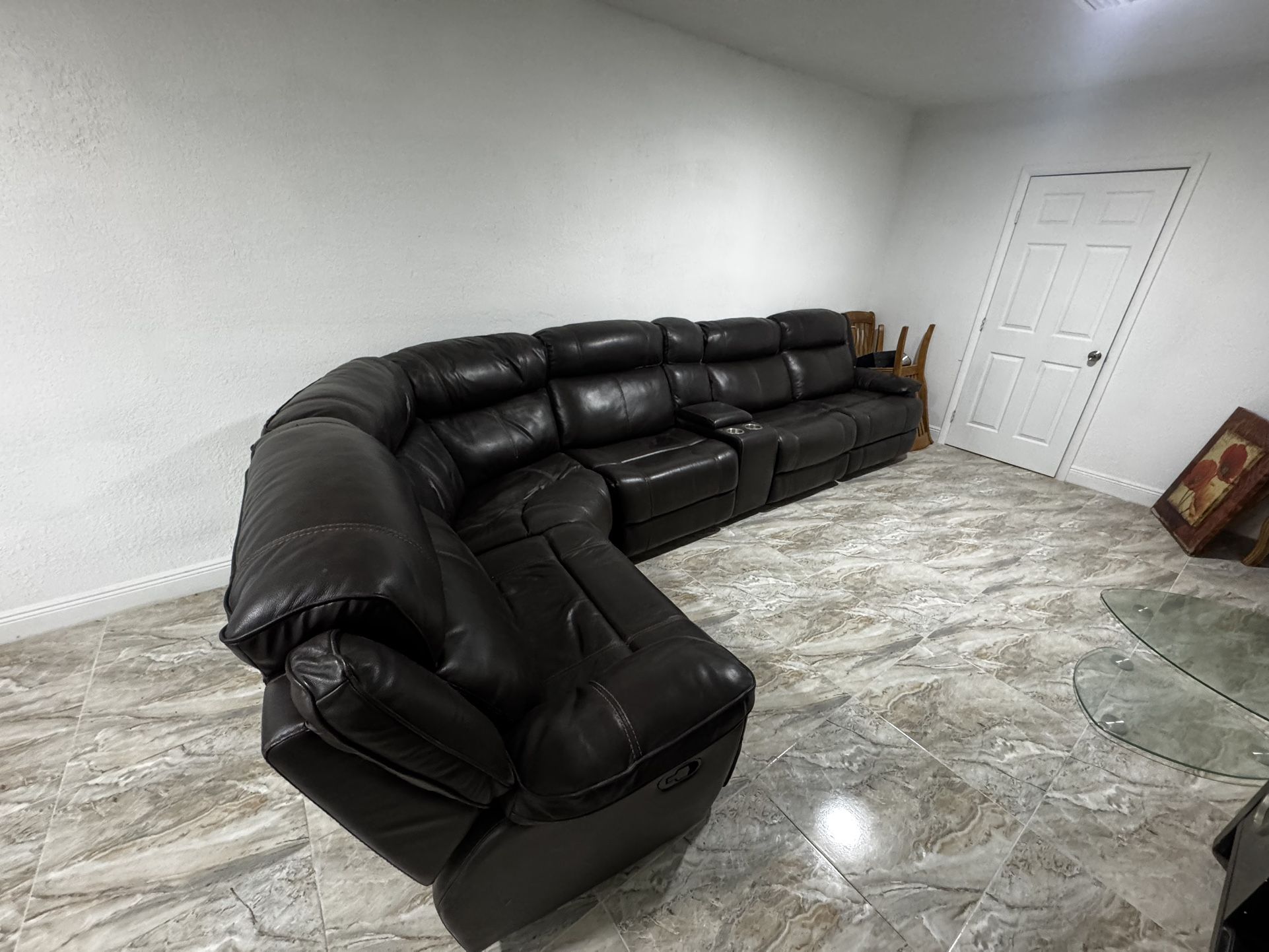 Six Piece Sectional Couch Recliner