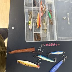 Large Fishing Lures Lot 