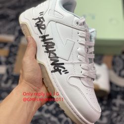 Off-White™ co Virgil Abloh Out Of Office Low-top Leather SneakersOOO 10