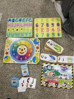 Kids learning/educational toys and puzzles 
