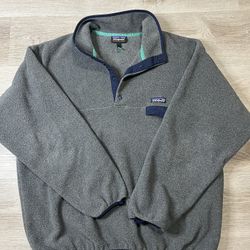 Patagonia T Snap Synchilla Large L Grey 