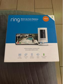 RING Stick Up Cam Battery - Indoor/Outdoor Smart Security Wifi Video Camera.....