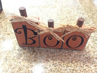 Halloween wooden decor