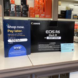 Canon R6 Mark III Body Only For Limited Time Only At Downey Camera 