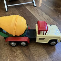 Asahi Toy Tin Toy Car Mixer Truck 