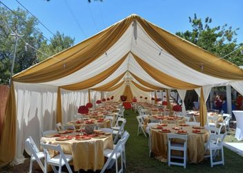 Canopies, Chairs And Tables