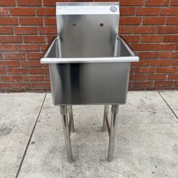 Mop Sink Stainless Steel 21” commercial restaurant NEW!!!