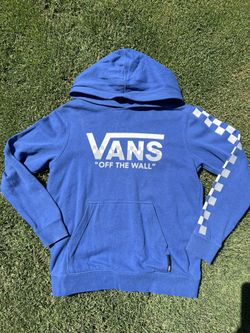 Kids Size 9/10 Blue Vans Hoodie !