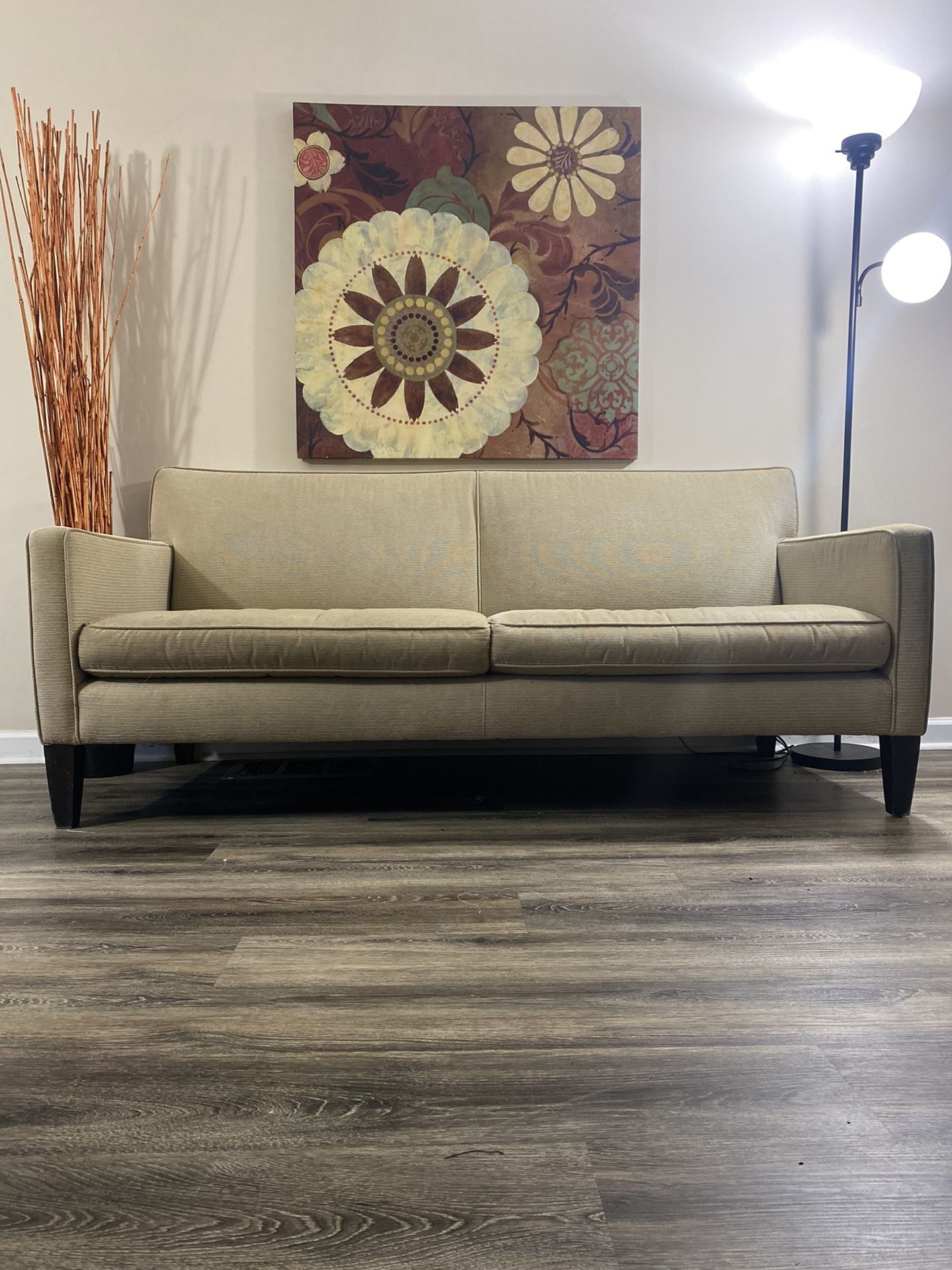 Crate And Barrel Mid Century Modern Sofa πDelivery Included