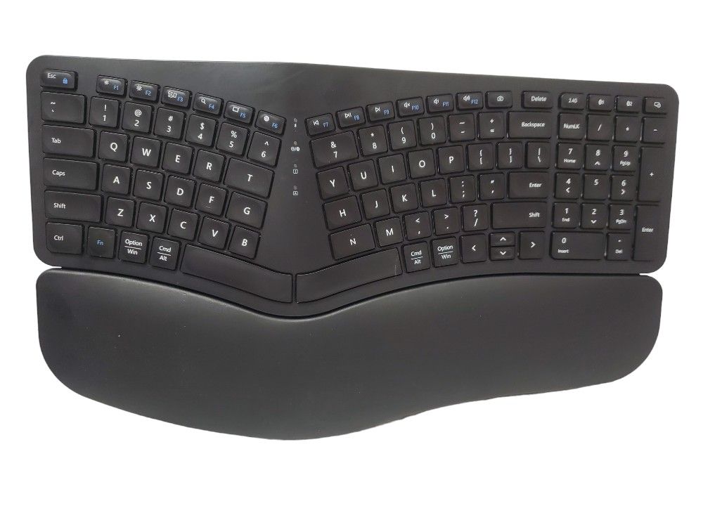 Loigys MK960 Ergonomic Wireless Keyboard ONLY Bluetooth/2.4G