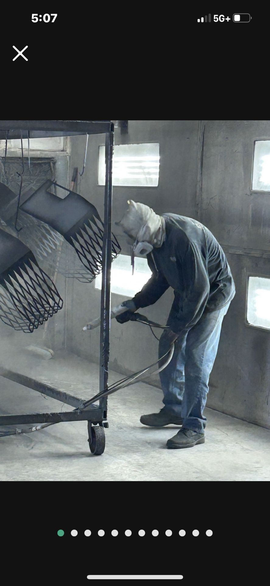 Sandblasting and Powder Coating
