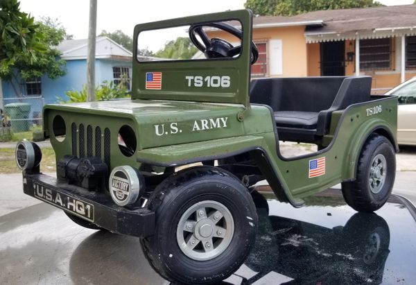 Very Rare TS-106 Antique Army Pedal Car Jeep for Sale in Miami, FL