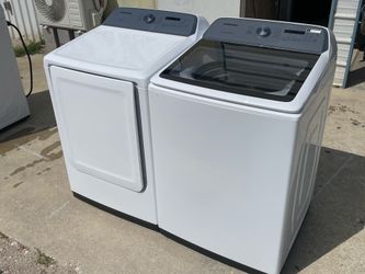 Samsung XL washer and electric dryer