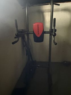Weider Power Tower Home Gym - Pull Up / Dip / Ab Station