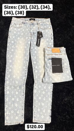 Black Tag Monogram purple Jeans 