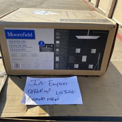 Moorefield Spa Collection Brushed steel 48-Spray Built-in Shower System (Valve Included)