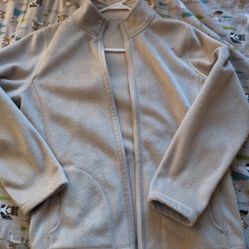 Beige Reversible Fleece 