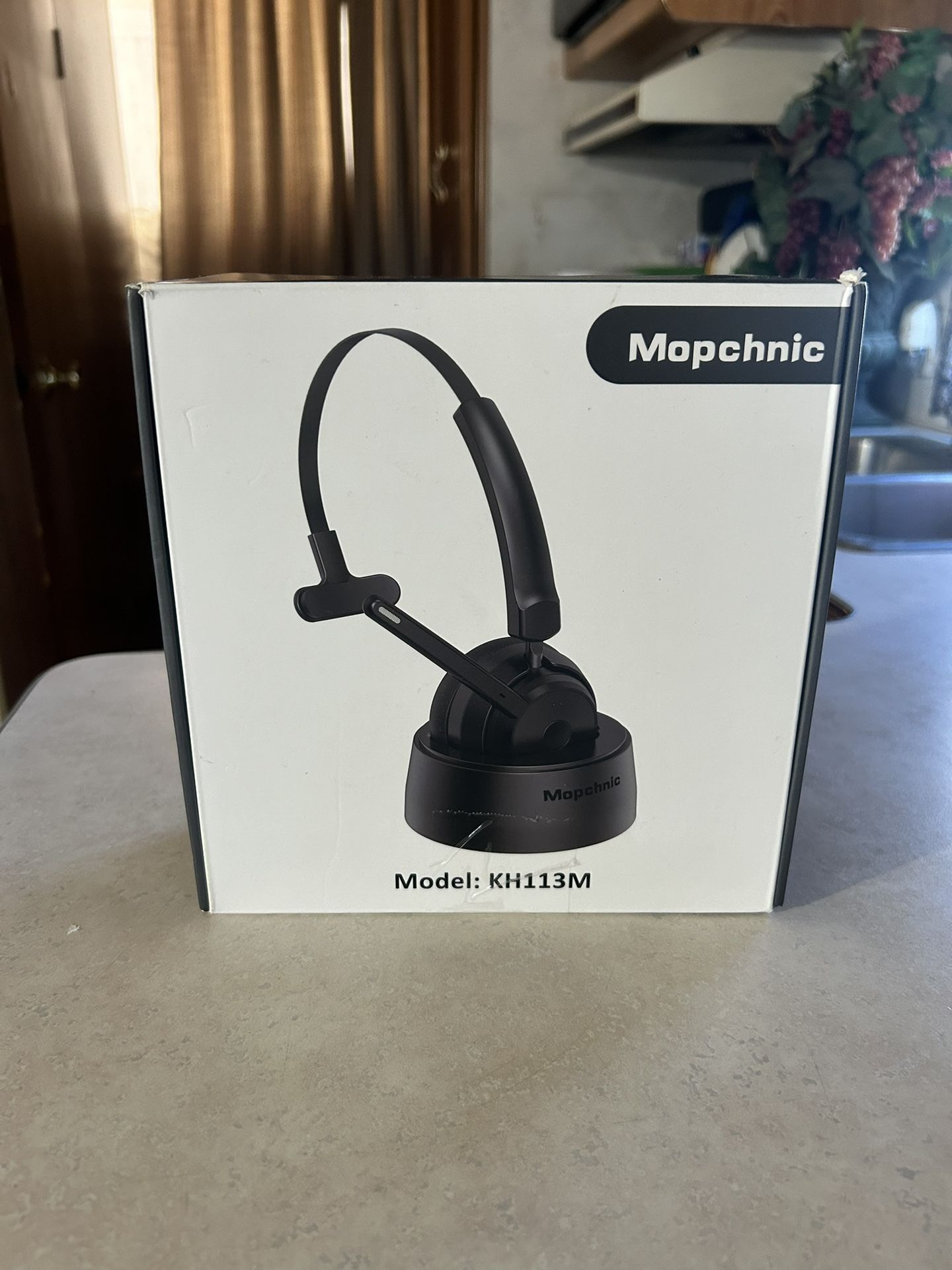 Mopchnic Mono Bluetooth Headset - KH113M - Black