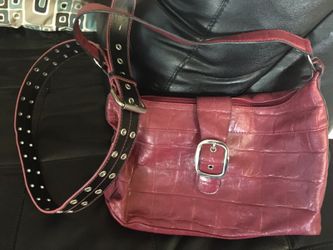 Woman bag with belt