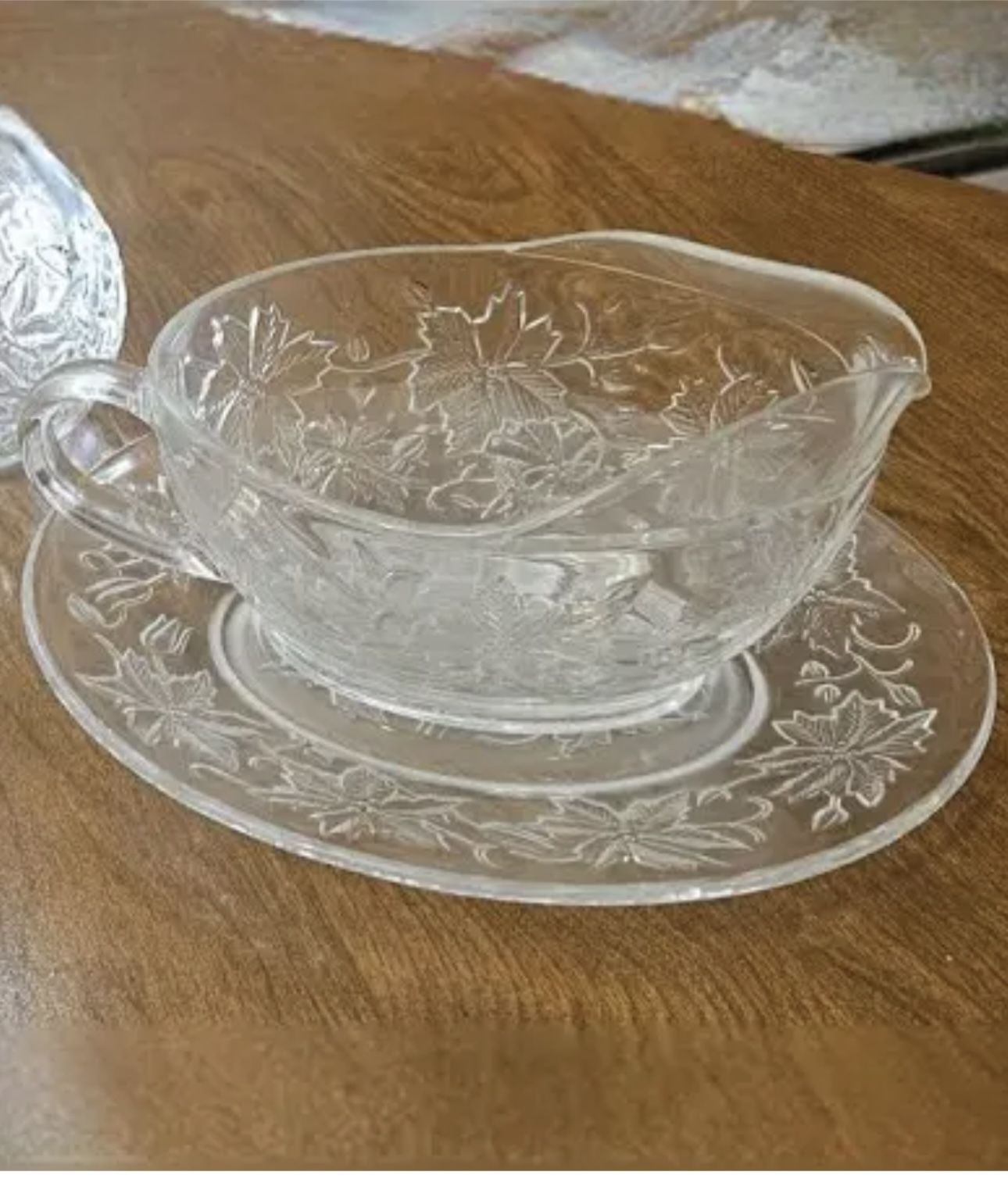 Princess House Fantasia Cream Sugar Bowl Set And Gravy Boat Set 