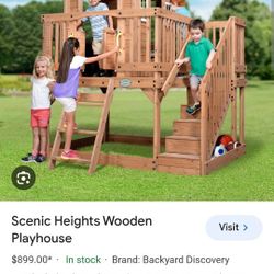 backyard playhouse New Never Open