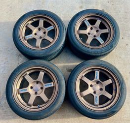 Og Te37 volk 15x8 bolt pattern 4x100