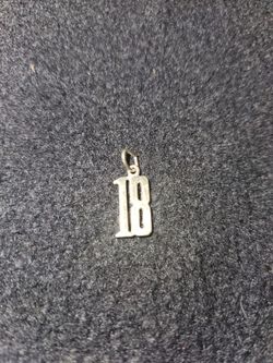 Sterling silver marked pendant
