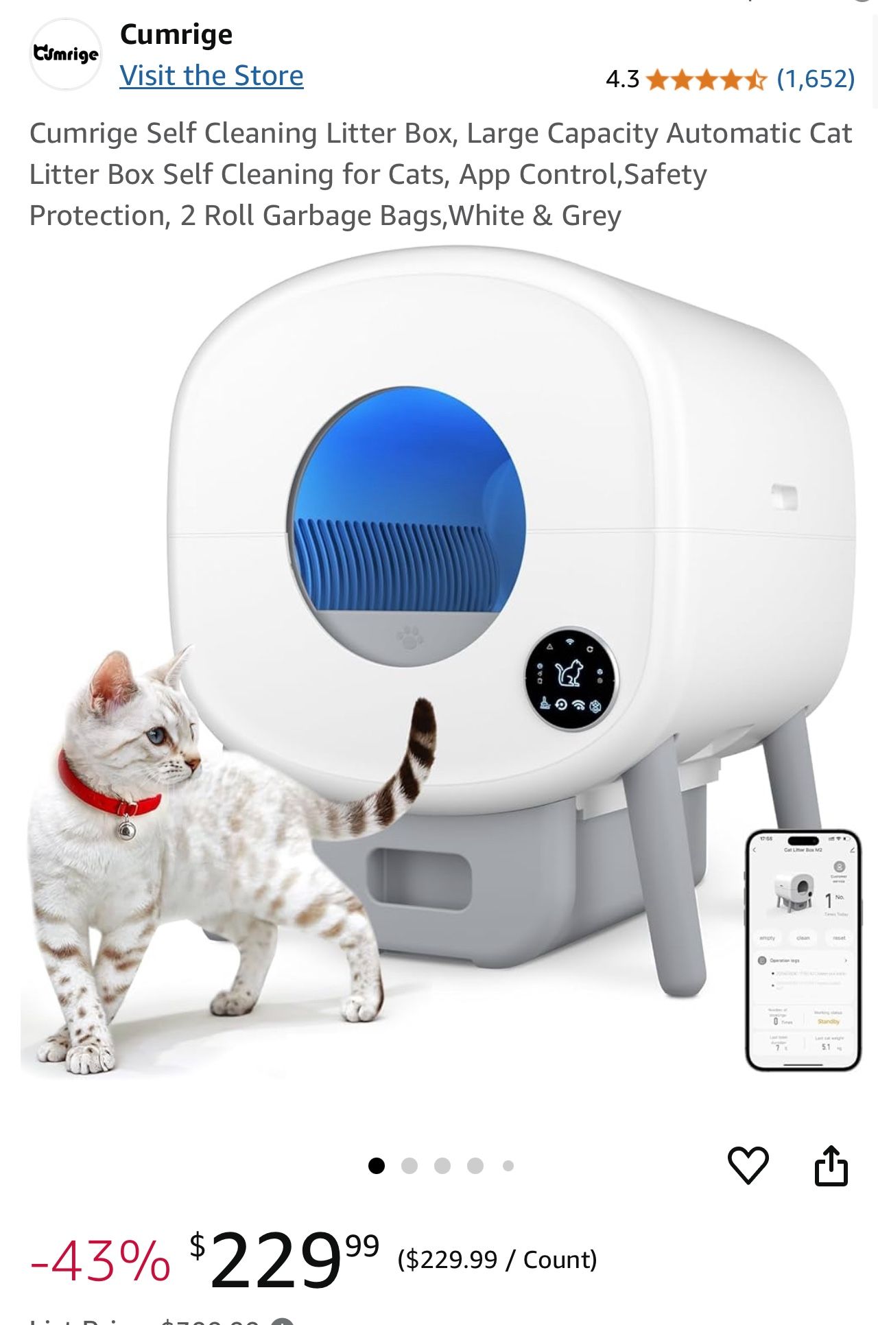 Automatic Large Litter box New