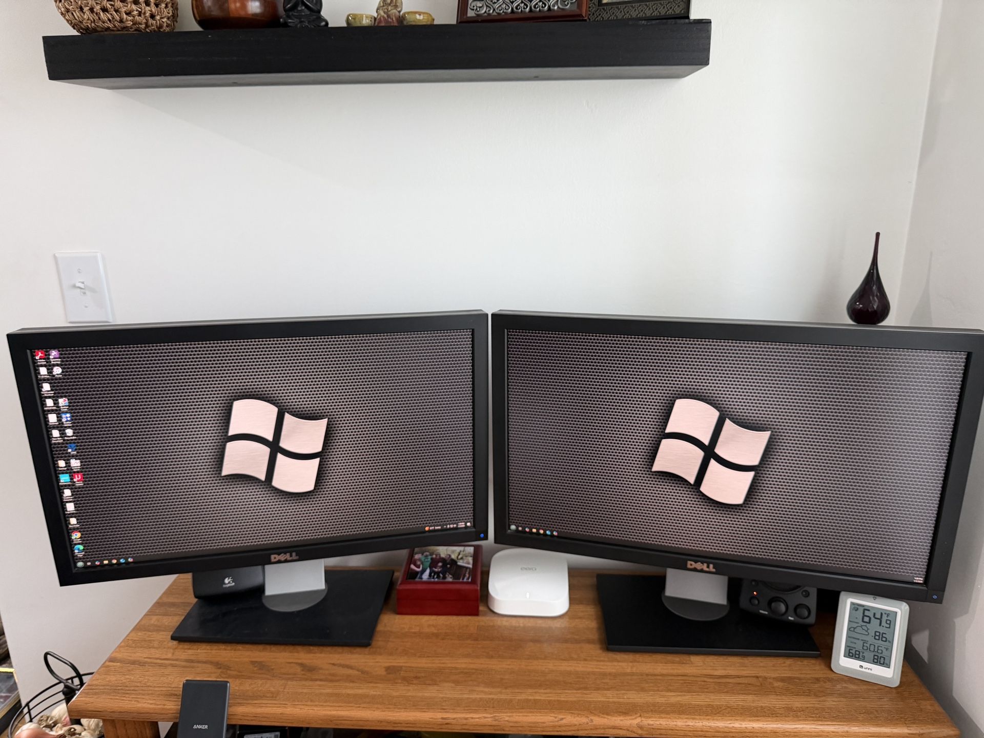 Dual Dell U2711 Ultra Sharp 27" Monitors