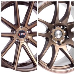 Bronze 18" Wheels fit 5x114 5x120 5x100 ( only 50 down payment/ no CREDIT CHECK )